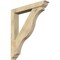 Ekena Millwork Funston Traditional Rough Sawn Bracket w/ Offset Brace, Douglas Fir, 6"W x 38"D x 44"H BKT0604X38X44FST01RDF - alternate 1